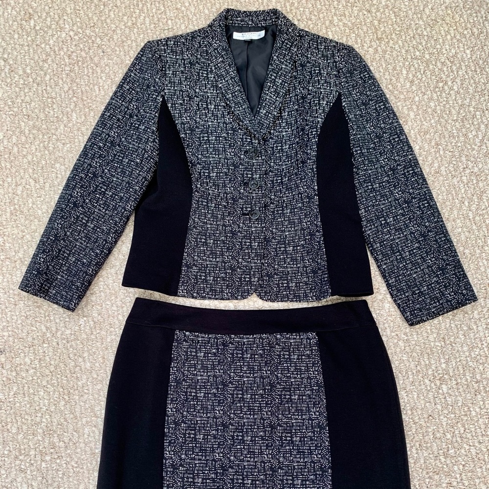 Tahari 2-Piece Petite Suit—Jacket and Skirt